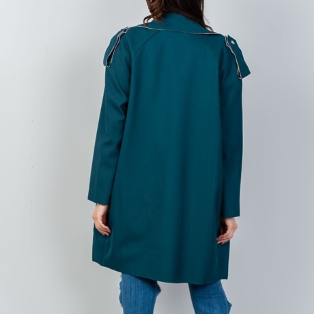Modern Teal Jacket - Picture 2 of 4